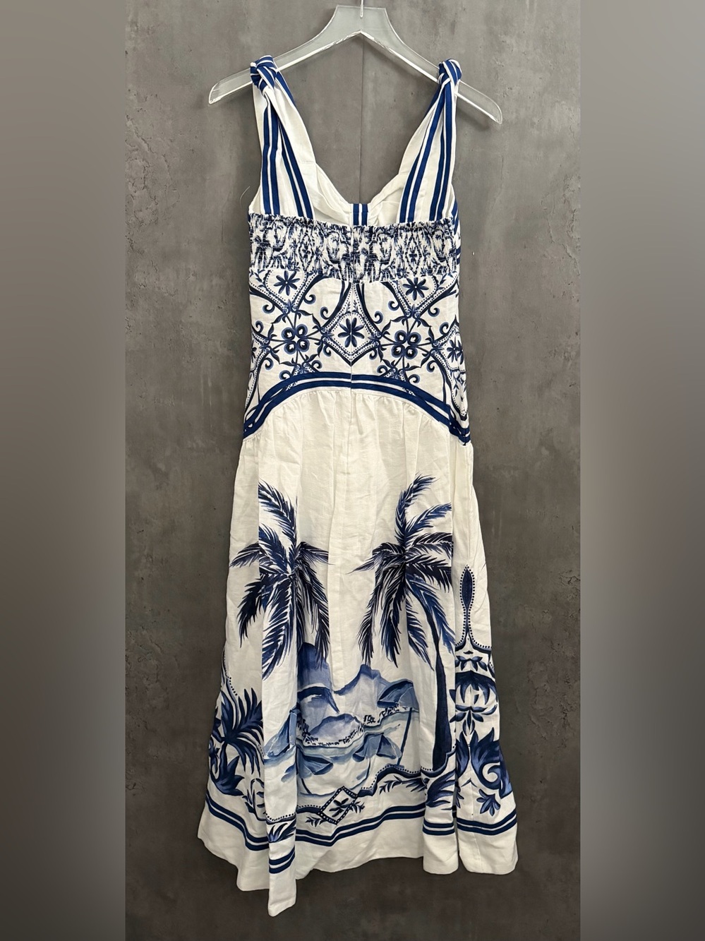 Farm Rio Off-White Wonderful City Maxi Dress Small B990 - Picture 3 of 4